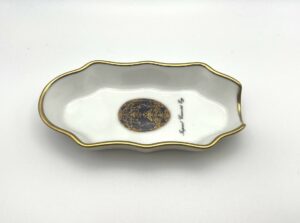 Posacenere per sigari Fabergé in porcellana di Limoges - Gioielleria De Vitis Sabaudia
