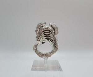 Anello scorpione in argento - Gioielleria De Vitis Sabaudia