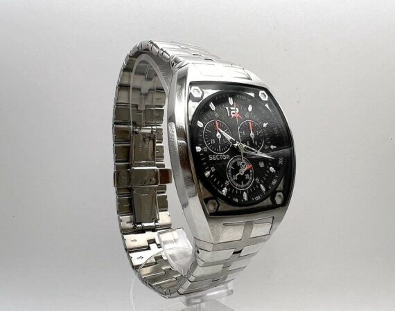 Orologio cronografo vintage Sector 500 CHR L. Carbon Black dial - Gioielleria De Vitis Sabaudia